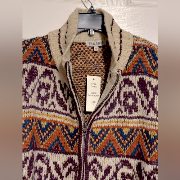 Sloan Rouge Women’s Boheme Cardigan Sweater Size XL - Picture 2 of 10